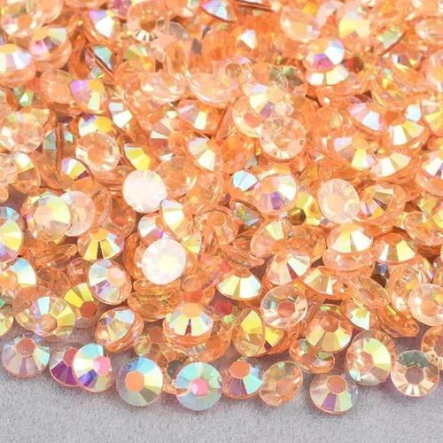 Miniatura 11 de 5000 diamantes de imitación de resina de 0.157 in, diamantes de imitación transparentes con parte trasera plana para manualidades, diamantes de Rosa