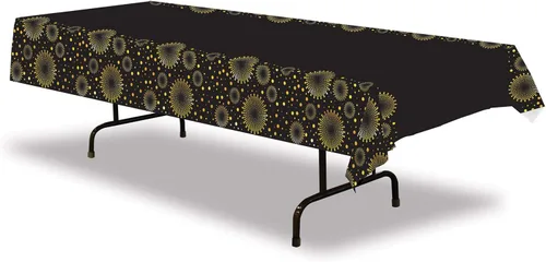 Miniatura 7 de Beistle Mantel de mesa con diseño de estrella roja de plástico Hollywood para fiesta, noche de cine y premios, decoración de mesa para banquetes
