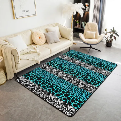 Miniatura 15 de jejeloiu Groovy Flower Area Rug 5x7 Polyester Retro Floral Boho Living Room Rugs 70S Hippie Groovy Flowers Bohemian Decor Carpet Psychedelic Floral
