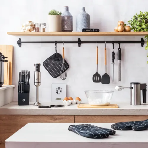 Miniatura 7 de MasterChef Báscula digital de alimentos gramos y onzas para cocina, báscula portátil de peso de alimentos con pantalla LCD para hornear y cocinar