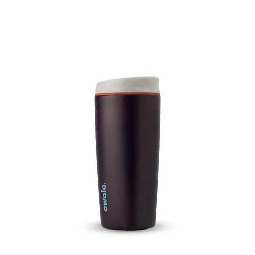 Miniatura 12 de Owala SmoothSip Vaso Térmico de Café de Acero Inoxidable Aislado, Taza de Café Helado Reutilizable, Taza de Viaje para Café Caliente, Sin BPA, 20