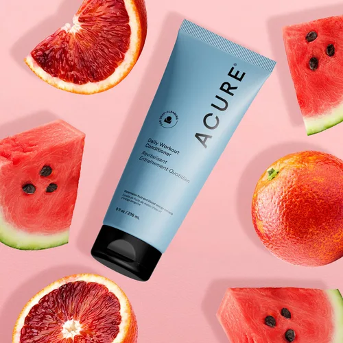 Miniatura 7 de Acure Acondicionador diario de sandía para entrenamiento - Acondicionador hidratante y humectante ligero para mujeres y hombres con cabello graso
