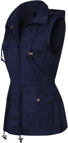 Miniatura 2 de MixMatchy chaleco con cordón para mujer, ligero, holgado, chaleco utilitario
