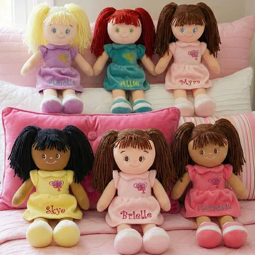 Miniatura 4 de DIBSIES - Muñeca abrazable con mariposa personalizada - 15 pulgadas (rubia)