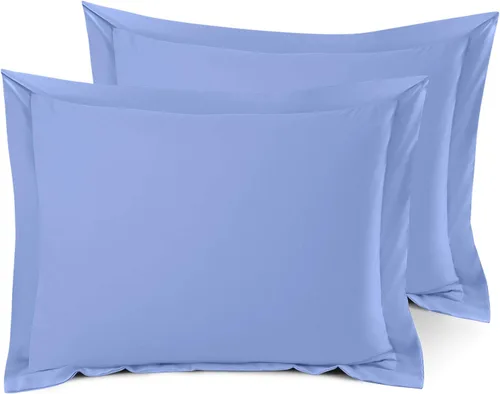 Miniatura 121 de Nestl Juego de 2 fundas tipo sham de almohada suaves - Fundas de almohada de microfibra de doble cepillado - Fundas de almohada de cama premium