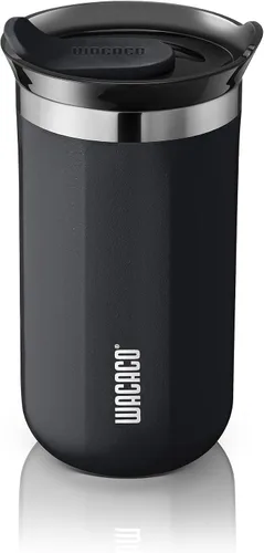 Miniatura 14 de Taza de viaje Octaroma Classico de WACACO, vaso de viaje de acero inoxidable de doble pared con tapa para beber, 6 fl oz (180ml), ámbar amarillo