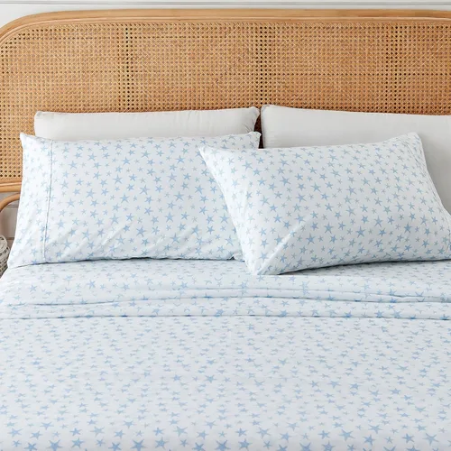Miniatura 15 de Great Bay Home - Juego de sábanas de microfibra con estampado floral de 4 piezas tamaño Queen - Sábanas y fundas de almohada ultrasuaves