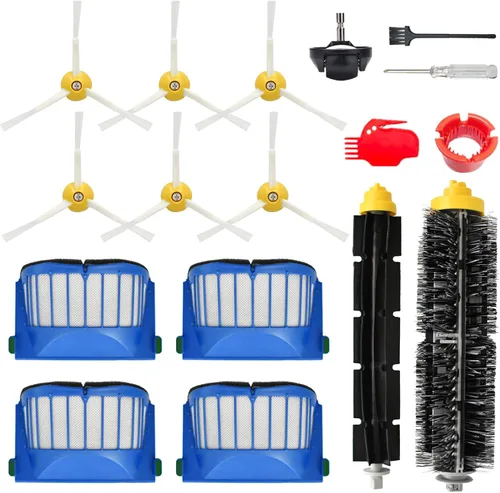 Kit de accesorios de piezas de repuesto para iRobot Roomba 600 Series 692 675 677 671 694 614 691 670 615 676 639 621 679 Accesorio de aspiradora