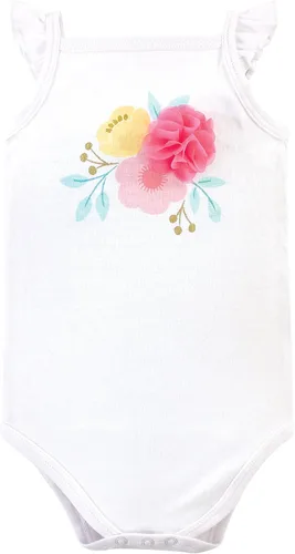 Miniatura 4 de Little Treasure - Conjunto de mameluco, pañalero y pantalón unisex de algodón para bebé