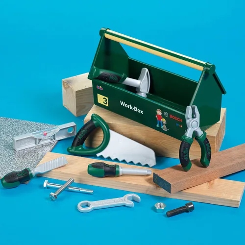 Miniatura 7 de Theo Klein 8573 - Caja de trabajo Bosch, caja de herramientas