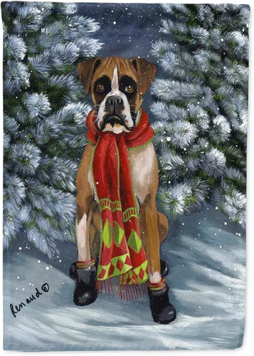 Miniatura 71 de Caroline's Treasures PPP3097CHF - Pijama de Navidad con diseño de bulldog francés para colgar en la pared, poliéster, tamaño de casa, multicolor