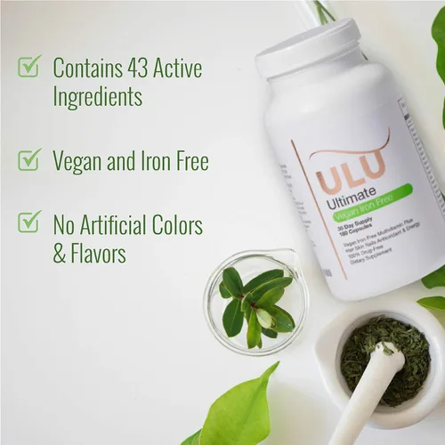 Miniatura 3 de Multivitamínico definitivo: vegano, sin hierro, promueve un cabello, piel y uñas más fuertes y mejora los antioxidantes y la energía con un mejor