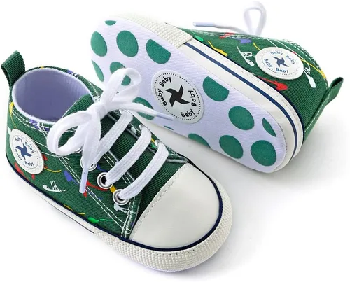 Miniatura 5 de Zapatos de lona suave unisex para bebés, niños y niñas, tenis antideslizantes ligeros para bebés recién nacidos