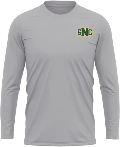 Miniatura 366 de Camisa deportiva de manga larga oficial de la NCAA Collegiate para hombre, con logotipo en el pecho izquierdo, colección Athletic Heather