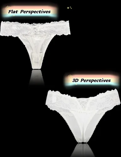 Miniatura 7 de ohyeah Tangas sexy de encaje tangas bragas de tiro bajo ropa interior para mujer de algodón entrepierna braga tangas bragas 4-18