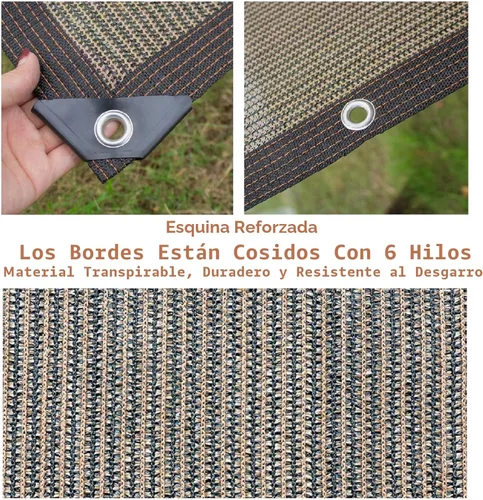 Miniatura 3 de Pantalla de Privacidad para Cerca Balcón Tela de Sombra Solar 3 pies 3 pulgadas x 9 pies 9 pulgadas 80% Tela de Sombra Pantallas de Patio Exterior