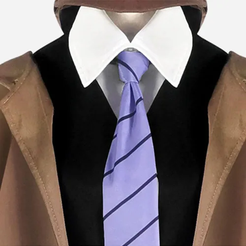Miniatura 3 de Disfraz de Ranpo Edogawa Dazai Osamu Cosplay traje de anime detective uniforme Dazai de manga larga gabardina traje completo Halloween