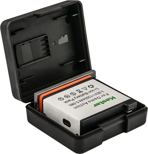 Miniatura 3 de Kastar Reemplazo de batería de 3.85V 1300mAh para DJI AB1 y DJI OSMO Cámara de acción, DJI OSMO 4K impermeable WiFi HDR Video Ángulo de 145° Negro