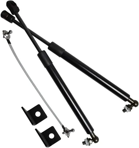 Miniatura 5 de Soportes de elevación para Ford Fusion 2013-2020 Capó delantero Modificar fibra de carbono con carga de gas, amortiguadores de choque con resorte