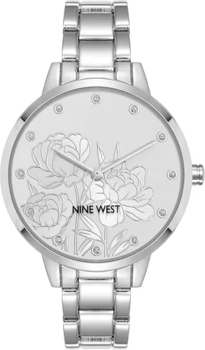 Miniatura 10 de Nine West Reloj de pulsera con detalles de cristal para mujer
