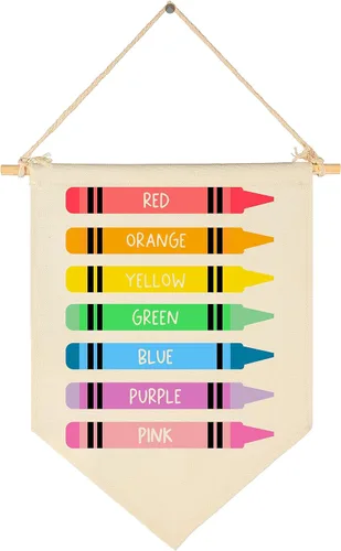 Miniatura 31 de Fomenta - Regalos de Decoración de Pared para Guardería, Aula, Sala de Juegos, Dormitorio, Puerta Principal, Bandera de Mentalidad de Crecimiento