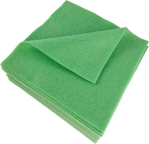 Miniatura 24 de Jtnohx Tela de fieltro suave, fieltro flexible para manualidades, hojas de fieltro de 0.055 in de grosor de 6 x 6 pulgadas para proyectos