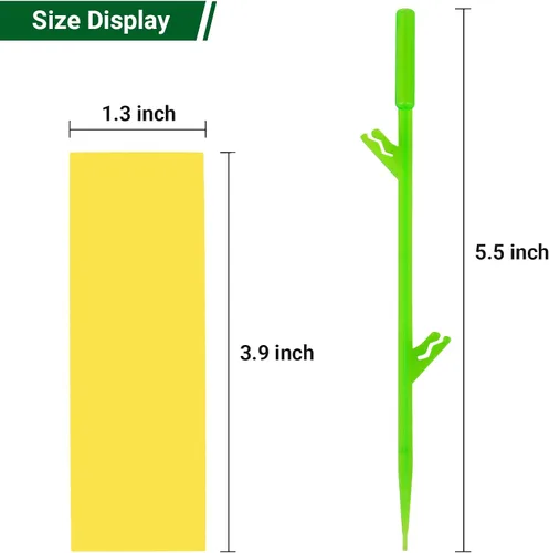 Miniatura 4 de 30 trampas para moscas de la fruta para interiores, trampas adhesivas amarillas para interiores de la casa, trampas adhesivas amarillas