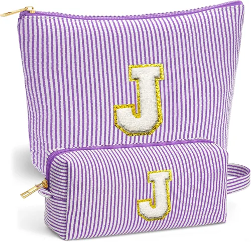 Miniatura 40 de Set de Bolsos de Maquillaje de Viaje - Bolso Inicial de Aseo de Viaje, Bolso de Cosméticos Portátil Bolso de Maquillaje de Viaje con Artículos Azul
