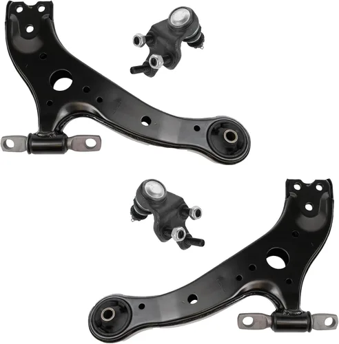 Miniatura 56 de TRQ Brazo de control delantero superior e inferior con rótula juego de 4 piezas compatible con Land Rover Range Rover 2003-2012