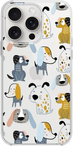 Miniatura 36 de Blingy's Funda para iPhone 15 Pro, lindo estilo de gato con patrón de flor de cerezo divertido diseño de animales de dibujos animados, funda Gato