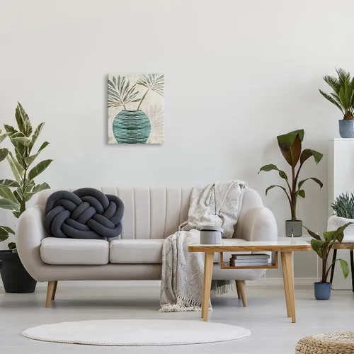 Miniatura 3 de Stupell Industries Florero de plantas boho arte de pared por Flora Kouta