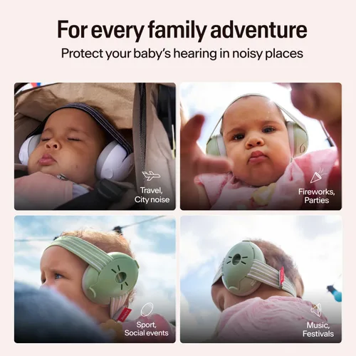 Miniatura 8 de Alpine Muffy - Protección de oídos para bebés y niños pequeños de hasta 36 meses, certificado CE y ANSI, orejeras con reducción de ruido, cómodos