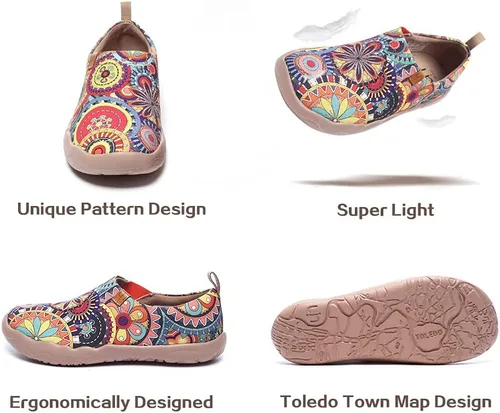 Miniatura 7 de UIN - Zapatos de viaje de lona pintada para mujer