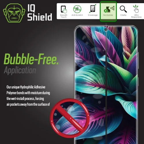 Miniatura 7 de IQShield Paquete de 3 protectores de pantalla para Samsung Galaxy S20 Ultra (6.9 pulgadas), fácil de instalar, compatible con identificación