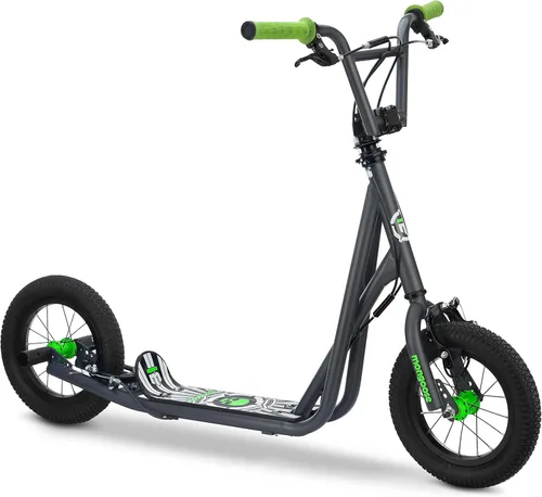 Miniatura 8 de Mongoose Expo Patinete, manillar estilo BMX y rotor de cable de freno, plataforma ancha para niños, jóvenes, niños y niñas de 6 años en adelante