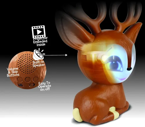 Miniatura 2 de Reno animado parlante con proyector integrado y altavoz Plug'n Play