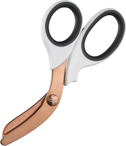 Miniatura 6 de XShear - Tijeras de trauma de servicio extremo de 7.5 pulgadas, recubrimiento de titanio negro, las tijeras perfectas para paramédicos, EMT, Marrón