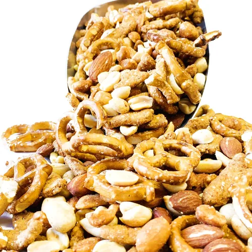 Miniatura 7 de NY SPICE SHOP Mezcla de frutos secos de lujo con frutos secos mixtos, bocadillos saludables para adultos y niños, paquetes de bocadillos de nueces
