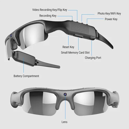 Miniatura 7 de LICAEVEY Gafas inteligentes para hombres y mujeres, gafas inteligentes deportivas, micrófono integrado y altavoces de música de oído abierto, gafas
