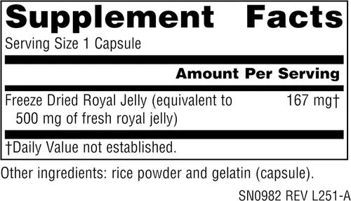 Miniatura 2 de Source Naturals Jalea Real - 500mg - 30 Cápsulas