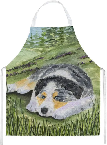 Caroline's Treasures Delantal unisex Suzanne Staines Dogs Pastor australiano 8283