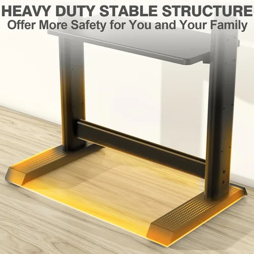 Miniatura 5 de TVON Soporte de TV de suelo resistente para televisores grandes de 55 a 100 pulgadas de hasta 150 libras, soporte de TV alto universal con soporte