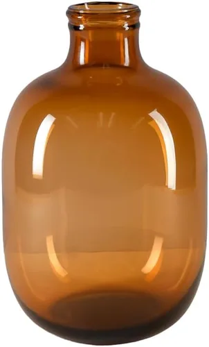 Miniatura 11 de Serene Spaces Living Jarrón alto transparente/marrón, florero de vidrio, elegante decoración del hogar para flores frescas o secas, perfecto