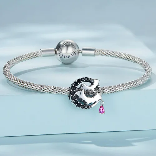 Miniatura 90 de Abalorios de plata de ley para pulseras, collares, familia para siempre, circonita cúbica, regalo de joyería para mujeres