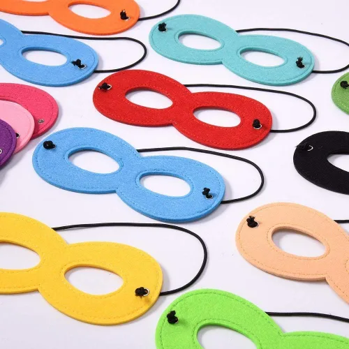 Miniatura 4 de Máscaras de superhéroes para fiestas infantiles, cosplay, disfraces de superhéroe, máscaras de ojos para Halloween, Navidad, cumpleaños, 25