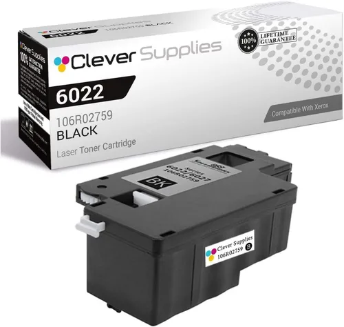 Miniatura 292 de CS compatible Xerox Phaser 6510/WorkCentre 6515 (106r03480) 2 cartuchos de tóner negro para Phaser 6510, WorkCentre 6515 2 negro