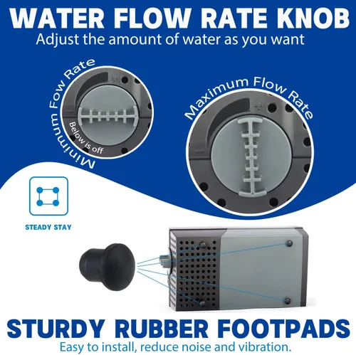Miniatura 5 de OYO WATER Bombas sumergibles para estanques al aire libre, bomba de fuente de agua de 780 GPH con kits de fuente para estanques pequeños