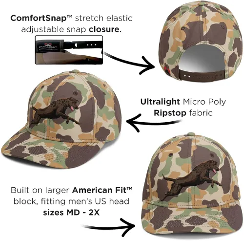 Miniatura 3 de Sporting Collection Gorras de caza de peces al aire libre Animal Trucker Hat Gorras de cuerda