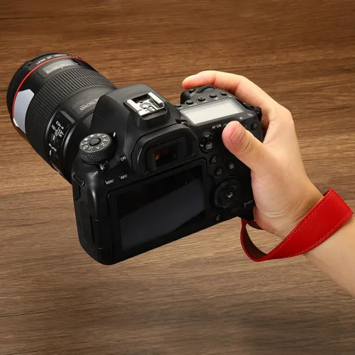 Miniatura 6 de PATIKIL Correas de muñeca para cámara, correa de muñeca ajustable de cuero sintético para cámara digital DSLR Café