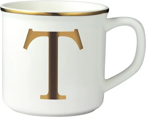 Miniatura 14 de Taza de Café de Cerámica Miicol 16 oz, Taza de Café Monograma, Taza de Té con Inicial Dorada, Taza de Té Personalizada, Regalo Único, Taza Grande